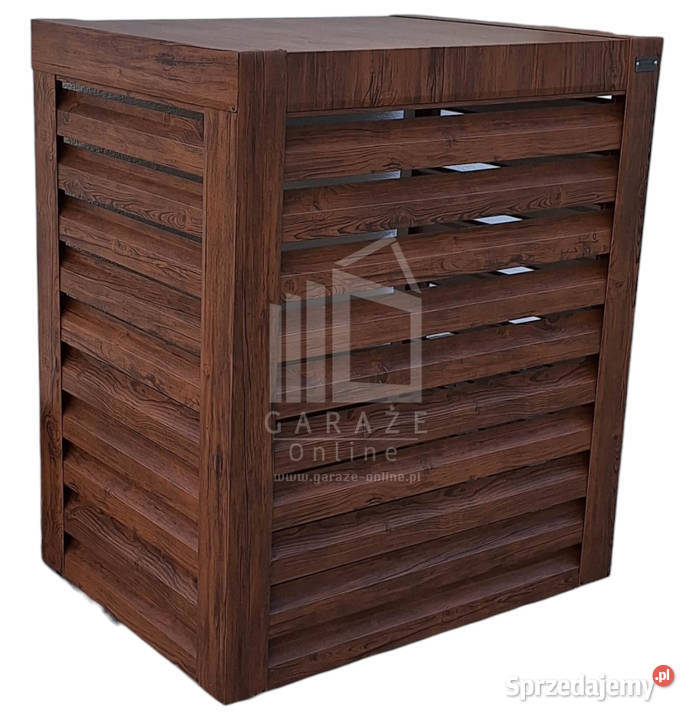 Osłona pompy ciepła 80x40x120 ciemny orzech Miastko sprzedam