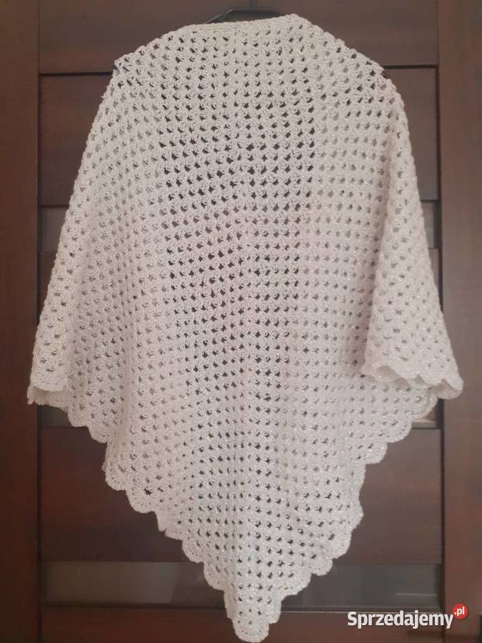 chusta narzuta szydełkowa ażurowa Gdańsk