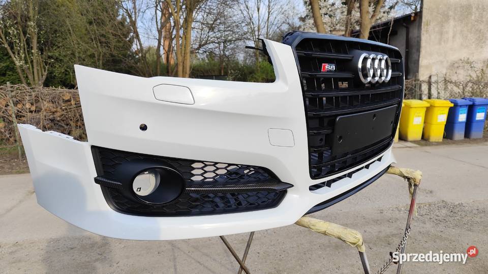 Zderzak Przod Audi S8 D4 4H 4H0 Lift Carbon dolnośląskie Trzebnica