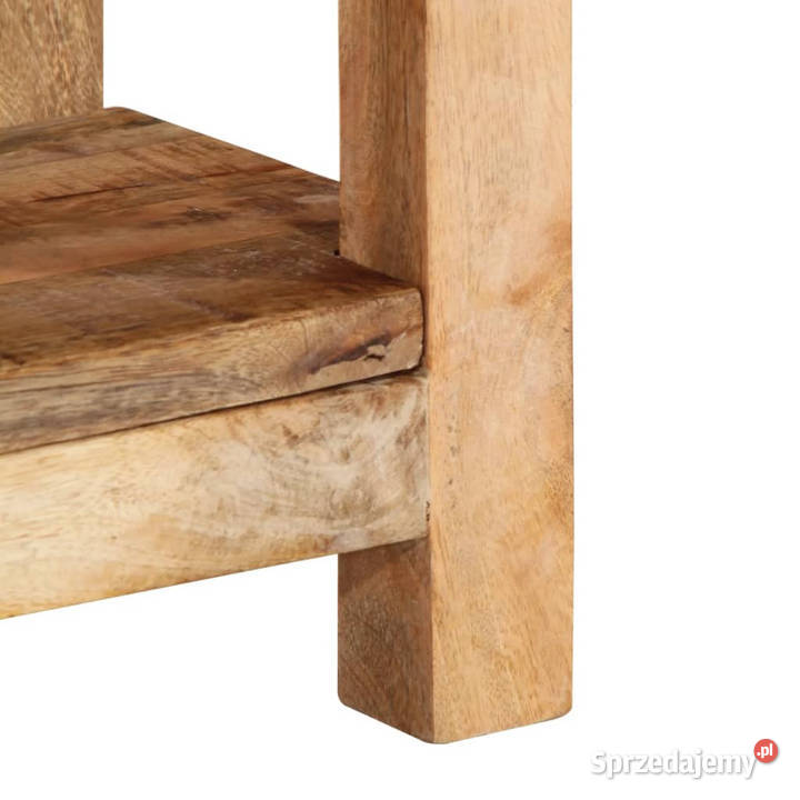 Stolik boczny 40x30x40 surowe drewno mango Warszawa