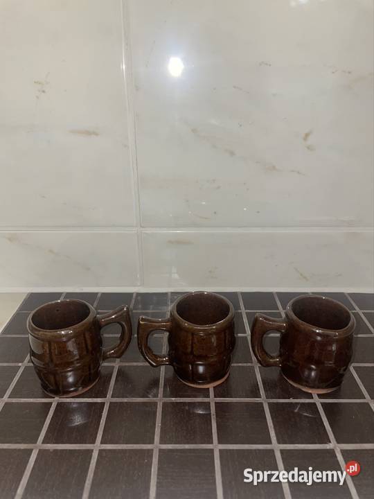 Ceramiczne kubki do picia w stylu Tiki Warszawa sprzedam