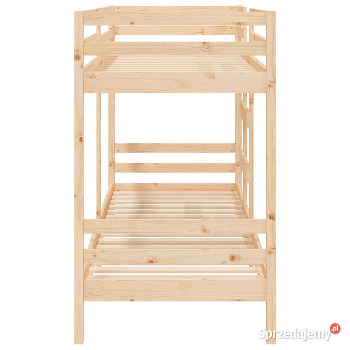 Łóżko piętrowe lite drewno sosnowe 80x200 Warszawa