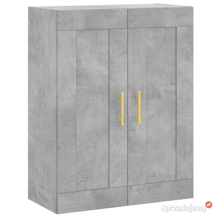 Szafka wisząca szarość betonu 695x34x90 WM830368 Pozostałe Warszawa