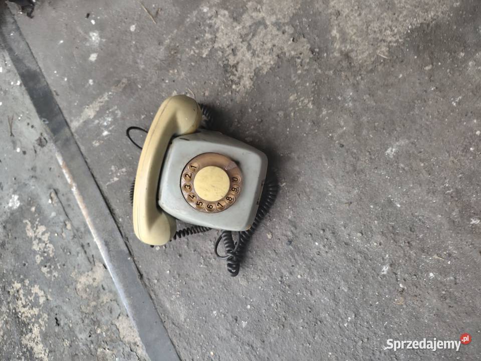 SPRAWNY legenda PRL Telefon tarcza kręcony antyk Krotoszyn