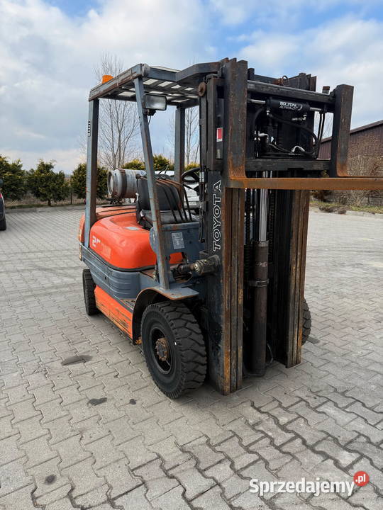 wózek widłowy TOYOTA 6FGF25 LPG Triplex 430m gaz Działoszyn