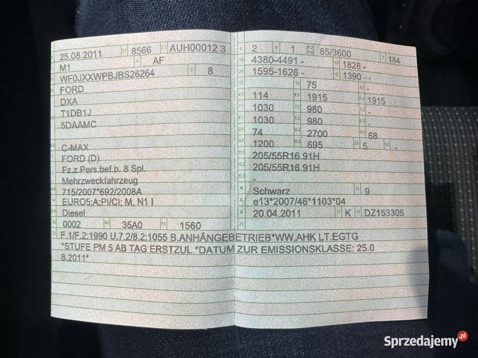 Ford C Autonomiczne parkowanie drugie koła czujnik parkowania Motoryzacja Wejherowo