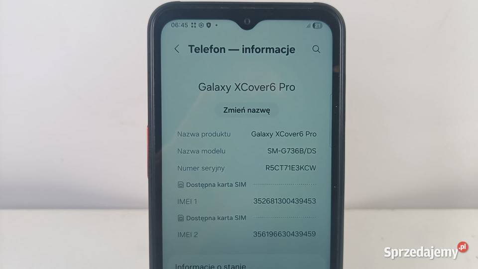 Smartfon SAMSUNG Galaxy Xcover 6 Pro 6128GB