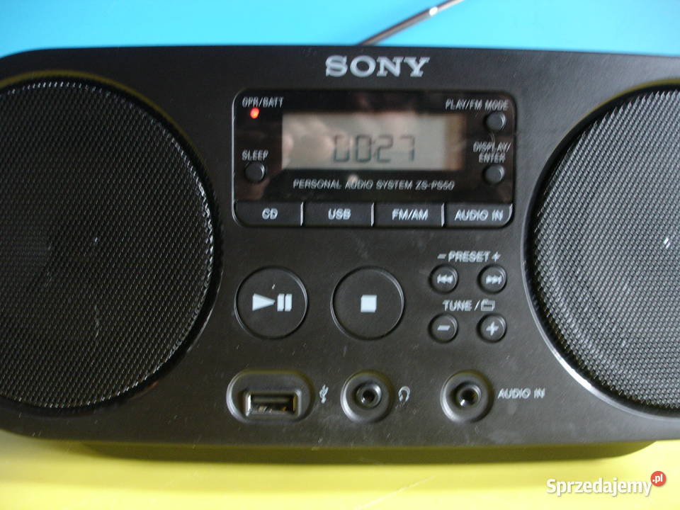 Radiomagnetofon SONY ZSS50 lubuskie Zielona Góra sprzedam