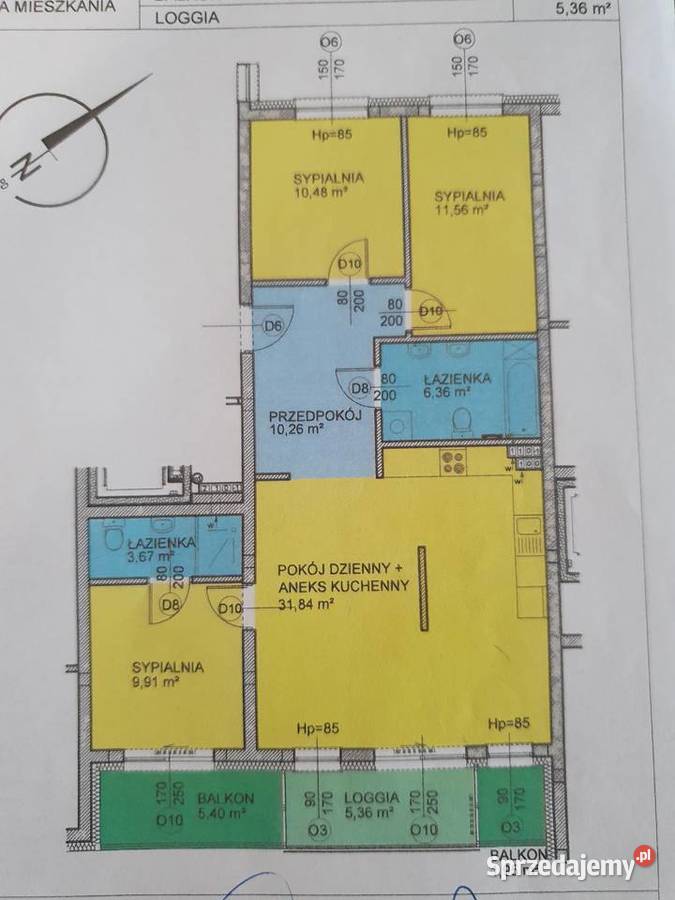 Sprzedam apartament 11000zł/m2 Kutno