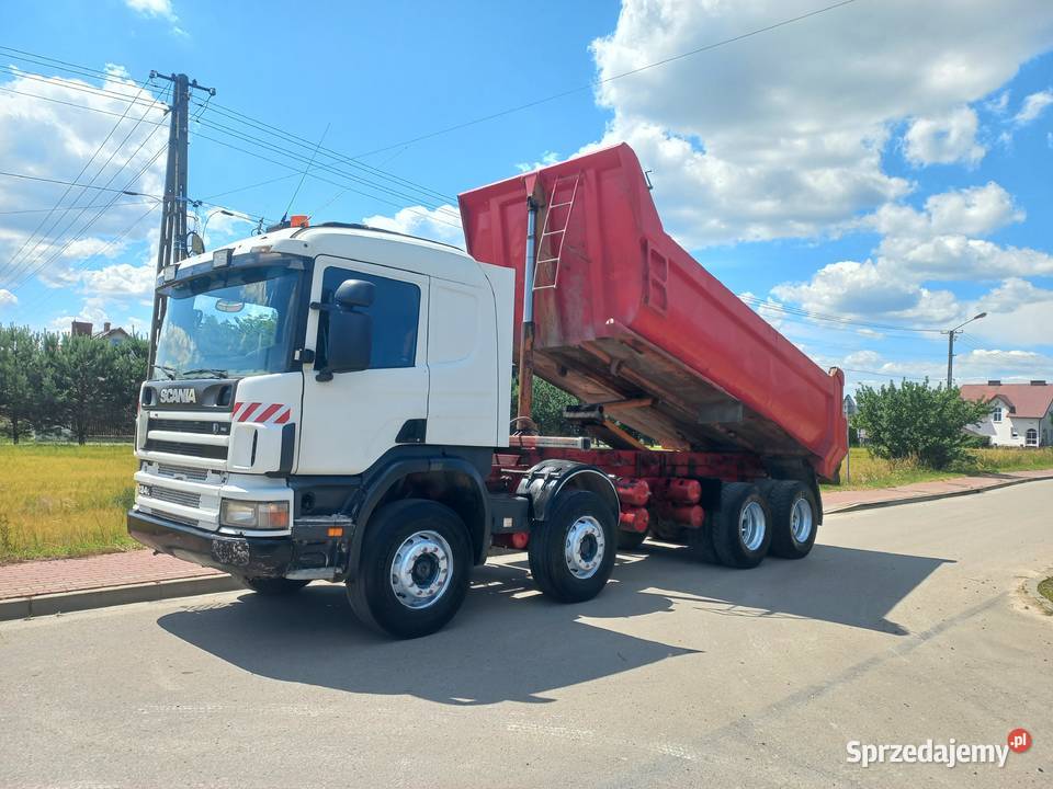 Scania 124 400 8X4 Wywrotka 4ośka Fajny Stan elektryczne szyby