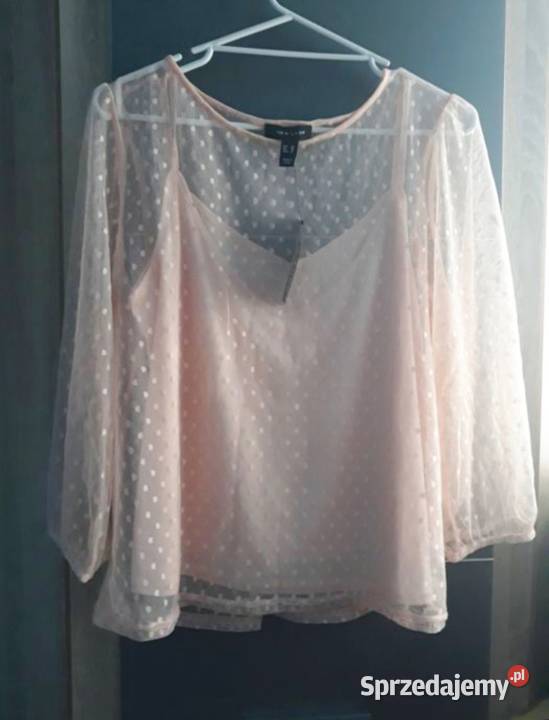 Śliczna bluzka MGIEŁKA GROSZKI 46 LOOK Kraków