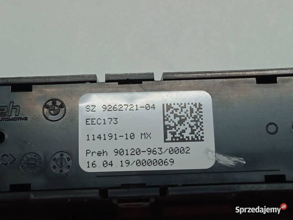 PRZEŁĄCZNIK TRYBU JAZDY 9262721 Bmw X6 II