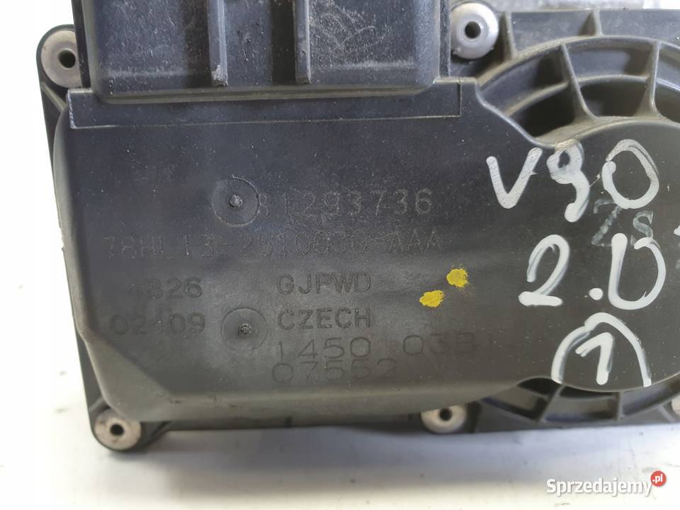 Volvo V90 20 T T4 TURBO PRZEPUSTNICA 31293736 osobowe lubelskie Janów