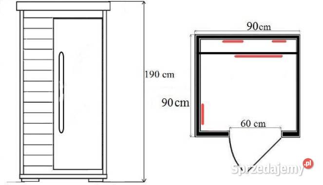 Sauna Infrared Modena Mini promienniki kwarcowe Ruda Śląska