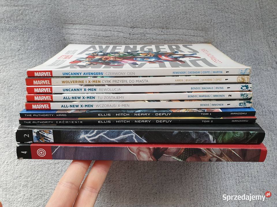 Zestaw 9 komiksów polskie wydania Marvel DC kredowy papier  Komiksy Gdynia