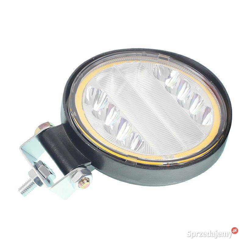 LAMPA ROBOCZA HALOGEN LED 24 LED OBRYSOWA DIODA uniwersalne Lampy robocze