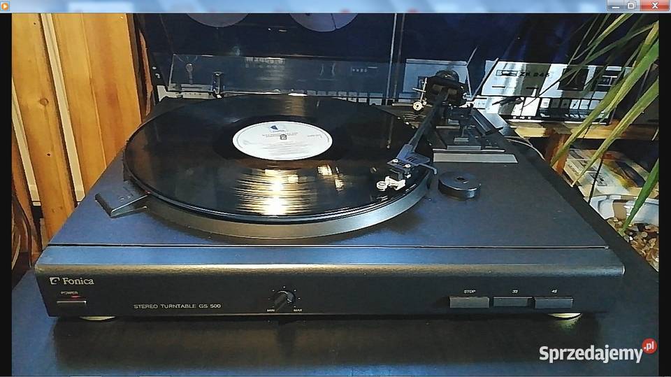Gramofon Unitra Fonica GS 500 wzorniczo do wieży SSL-500