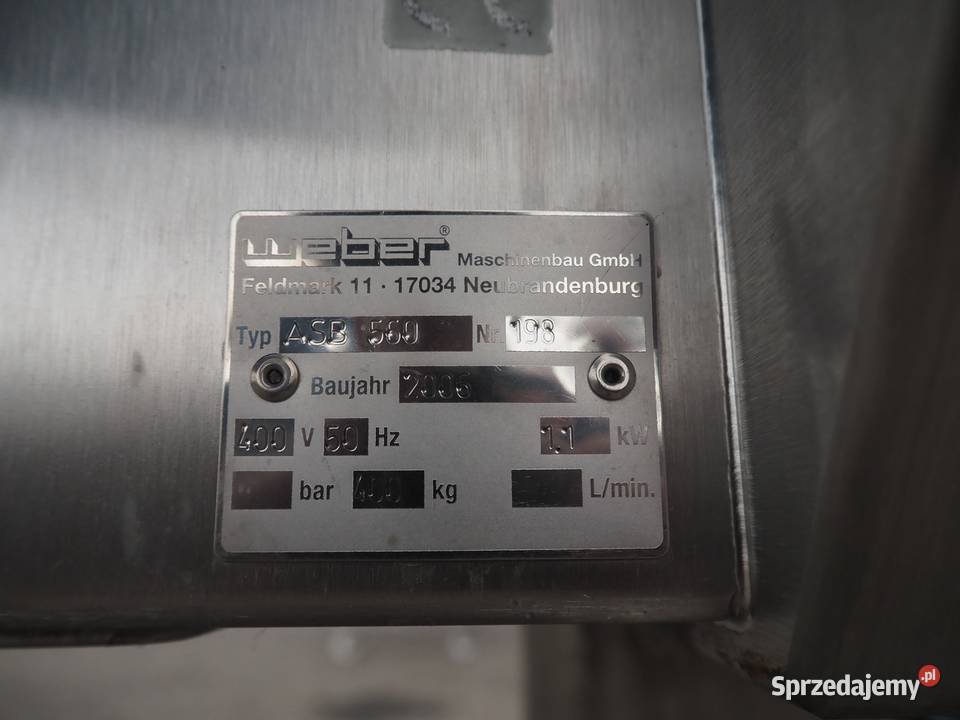 Mobilna maszyna do skórowania i odbłoniania Krotoszyn sprzedam