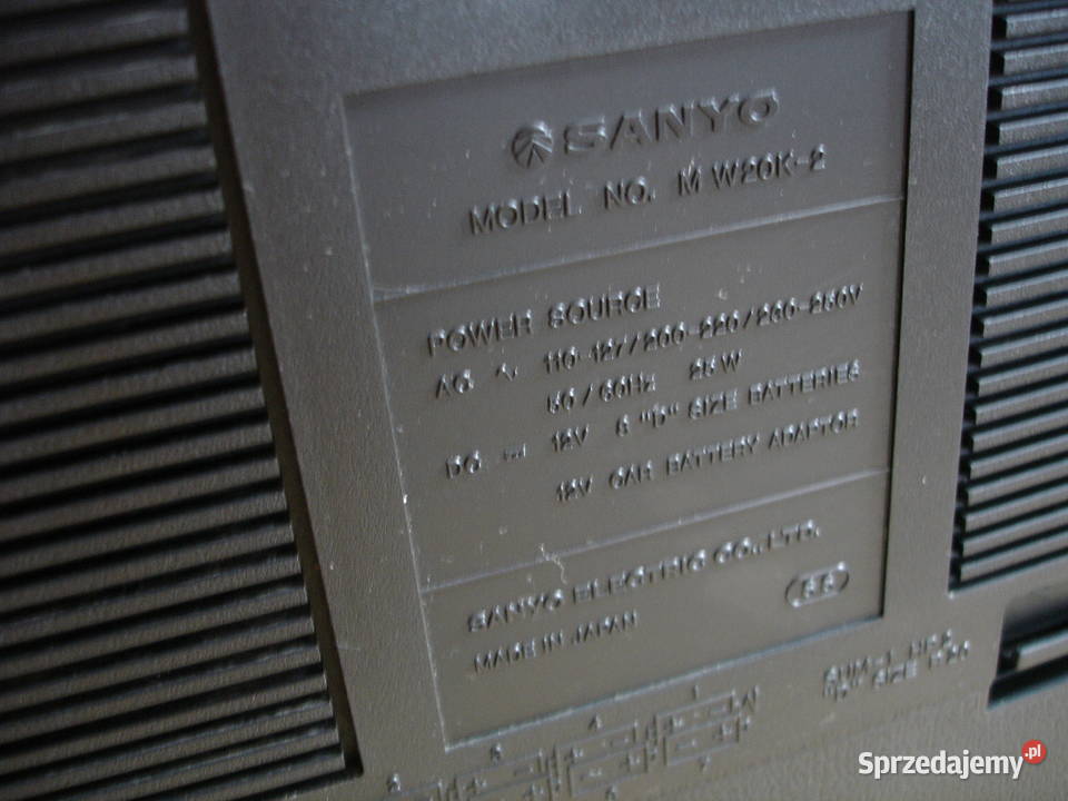 Radiomagnetofon SANYO M W20K2 Zielona Góra
