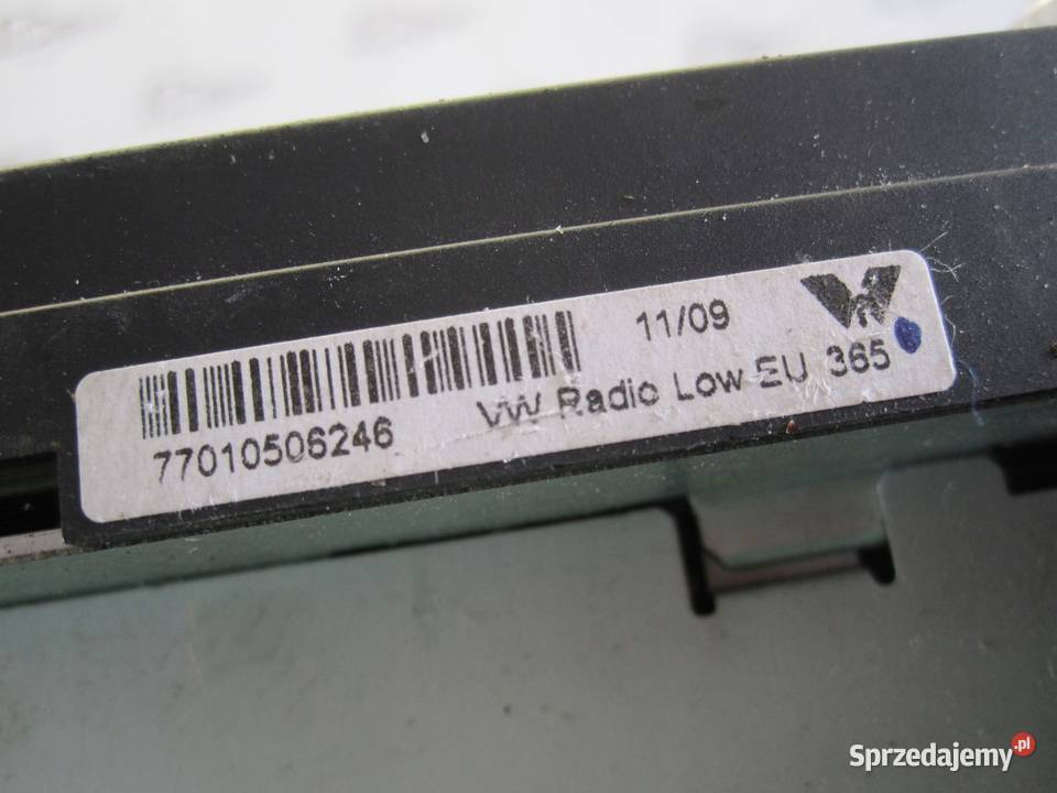VW GOLF VI 09r radio CD 1K0035186AA 7647201360 świętokrzyskie