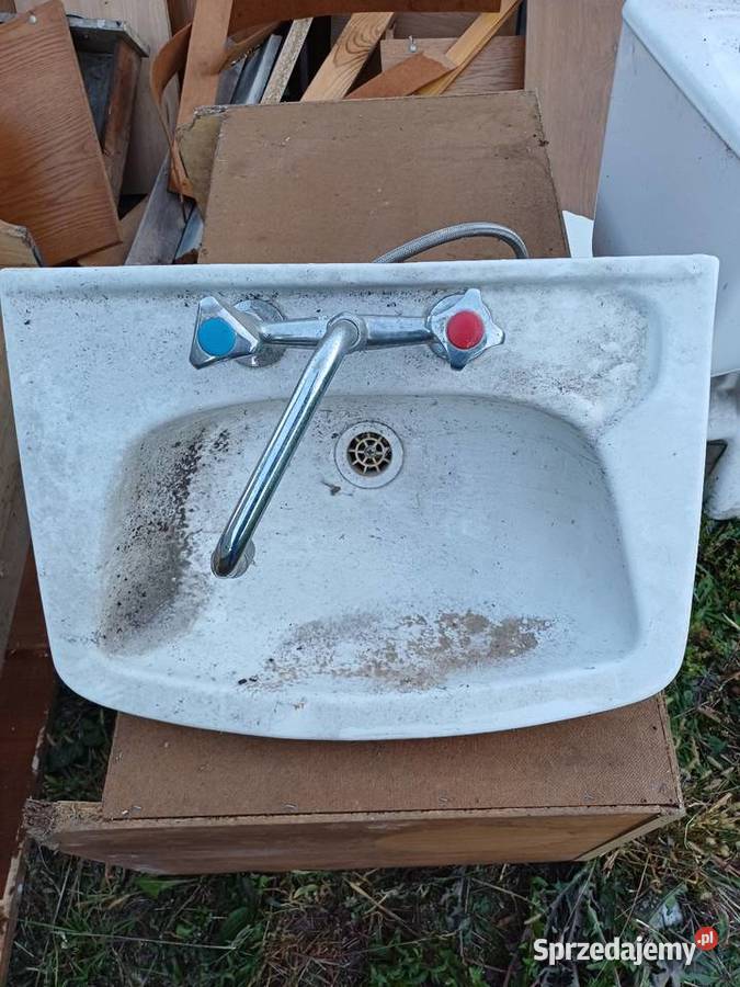 Umywalka łazienkowa z baterią łódzkie Piotrków Trybunalski