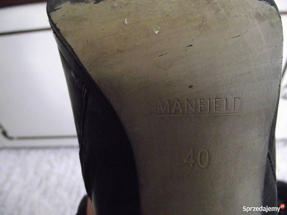 MARKOWE KOZACZKI Z NATURALNEJ SKÓRY r 40 Kozaki wielkopolskie Piła