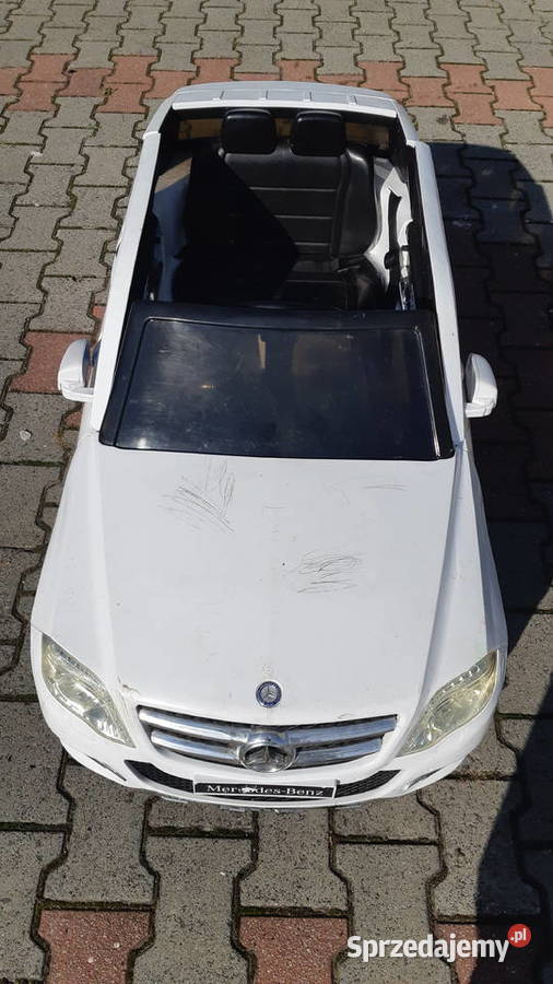 Samochód pojazd elektryczny dzieci Mercedes biały Góra Włodowska