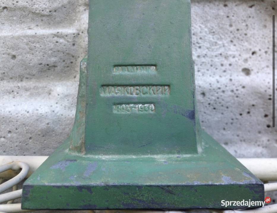 VLADIMIR MAYAKOVSKY stara figurka Antyki łódzkie Łowicz sprzedam