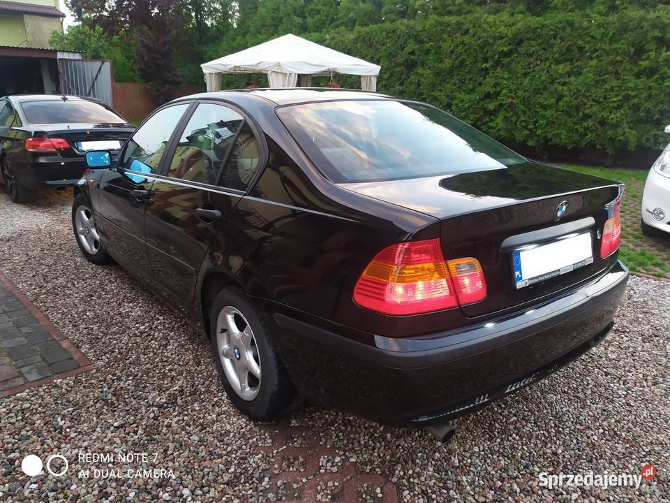 BMW e46 18 Benzyna Czarny Sedan 2003r Zadbana kujawsko-pomorskie Toruń