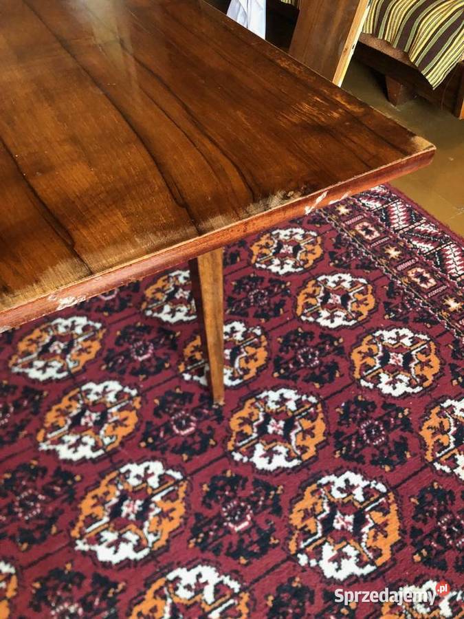 Rozkładany stół patyczak do jadalni z okresu PRL Kalwaria Zebrzydowska sprzedam