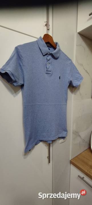 Błękitna koszula polo Ralph Lauren rozmiar S niebieski Warszawa