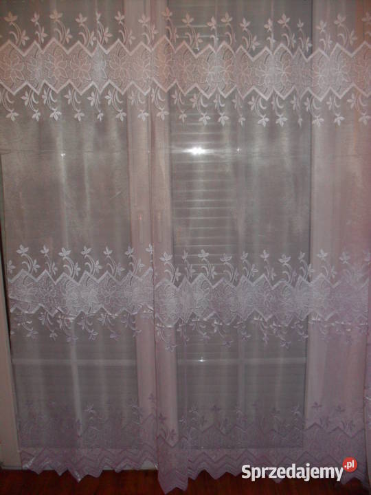 gotowa firana żakardowa wys250 x 150 Wystrój okien dolnośląskie Wrocław