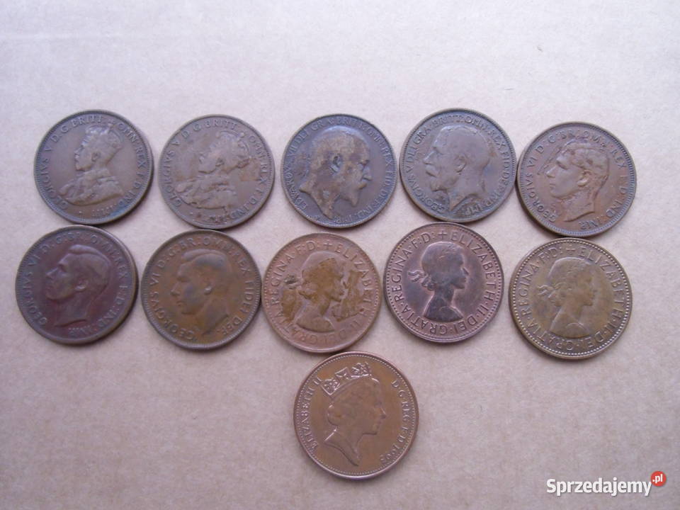 Monety Australii sprzed 1990 roku139 sztuk Grudziądz sprzedam
