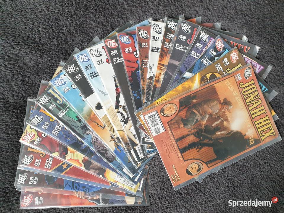 Jonah Hex zestaw 20 komiksów USA DC Amerykańskie pomorskie Gdynia