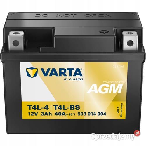 Akumulator Varta T4LBS 12V 3Ah 40A Jelcz-Laskowice