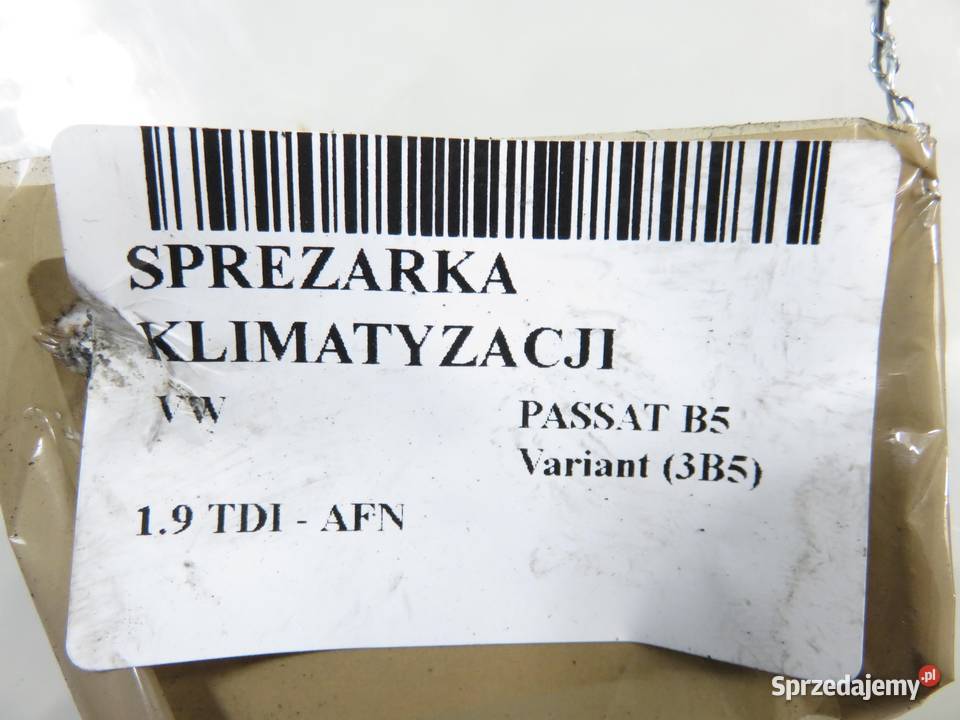 KOMPRESOR KLIMATYZACJI VW PASSAT B5 19 TDI osobowe