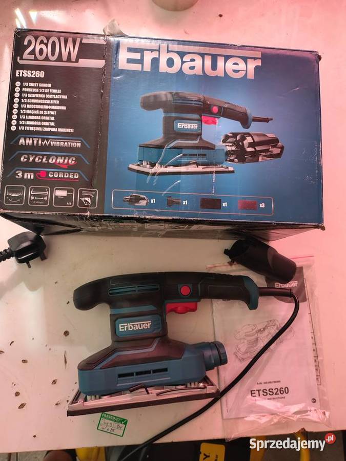 Szlifierka oscylacyjna Erbauer 260W 220240V Zawiercie