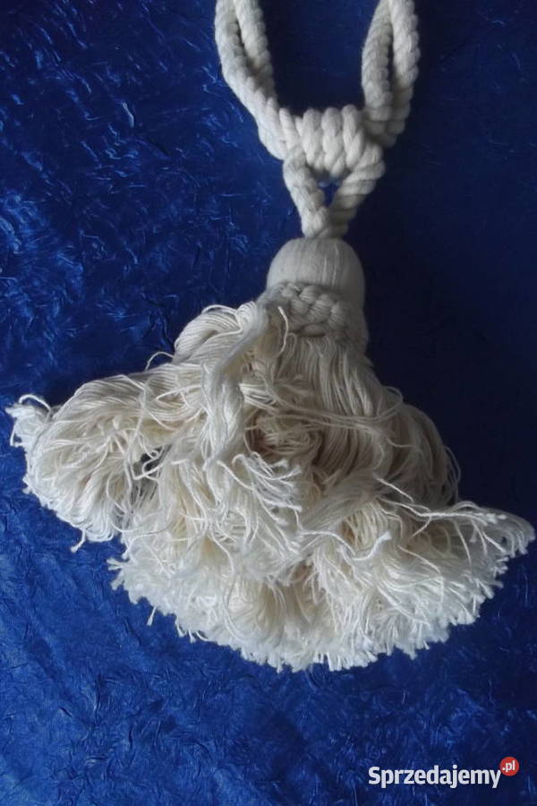 Dwa chwosty upięcia sznury kolor ecri Piekary Śląskie