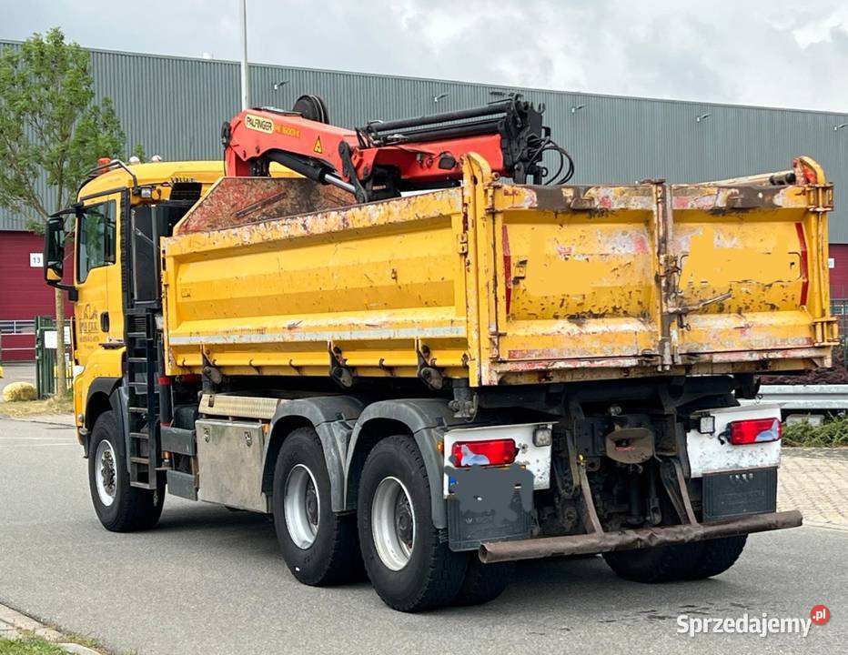 Wywrotka 6x6 z dzwigiem MAN Samochody ciężarowe