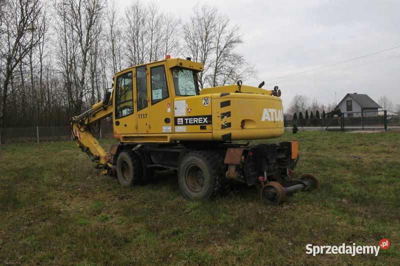 Koparka kolejowodrogowa Atlas Terex 1604ZW tak