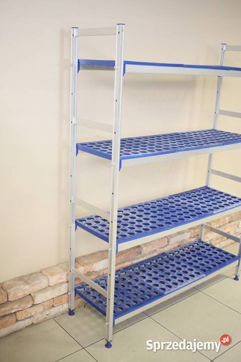 Regał aluminiowo polietylenowy 4 półki szer 125 Gastronomia Góra