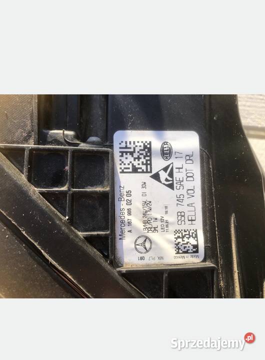 Lampa prawa z Mercedes Benz w167 suv Krzyżanowice