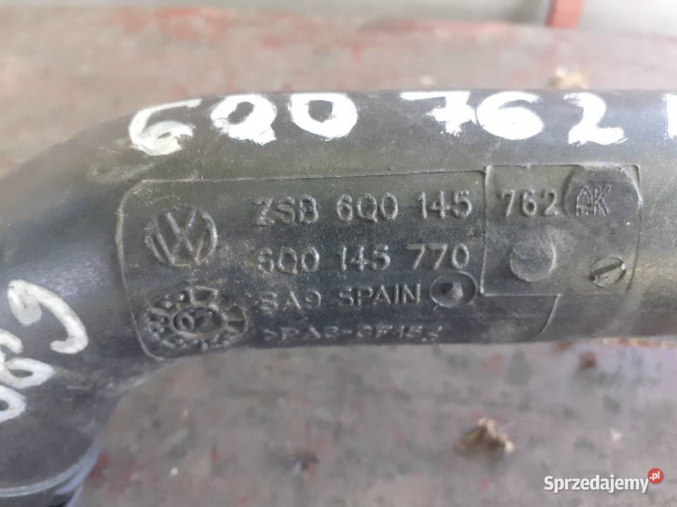 Rura Wąż 6q0145762ak Vw Seat Audi Skoda Układ chłodzenia śląskie Mikołów sprzedam