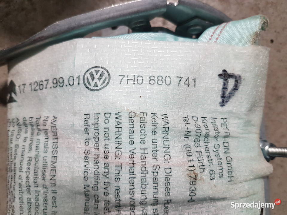 VW T5 MULTIVAN PODUSZKA BOCZNA KURTYNA Poduszki powietrzne wielkopolskie Turek