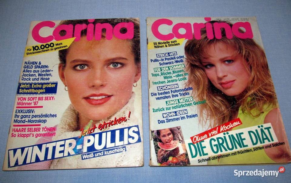 Carina Burda 161987 Moda młodzieżowa z wykrojami Czasopisma