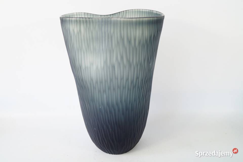 Nowoczesny szklany wazon DESIGN 18 ciekawy Gizałki