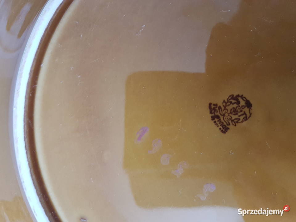 Talerzyki deserowe kwiaty Tułowice kpl6 Brzeg sprzedam