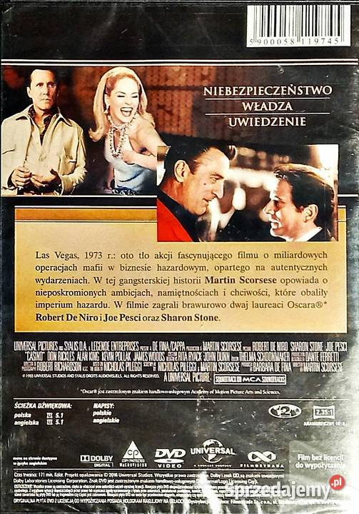 CASINO ROBERT DE NIRO 1 płyta