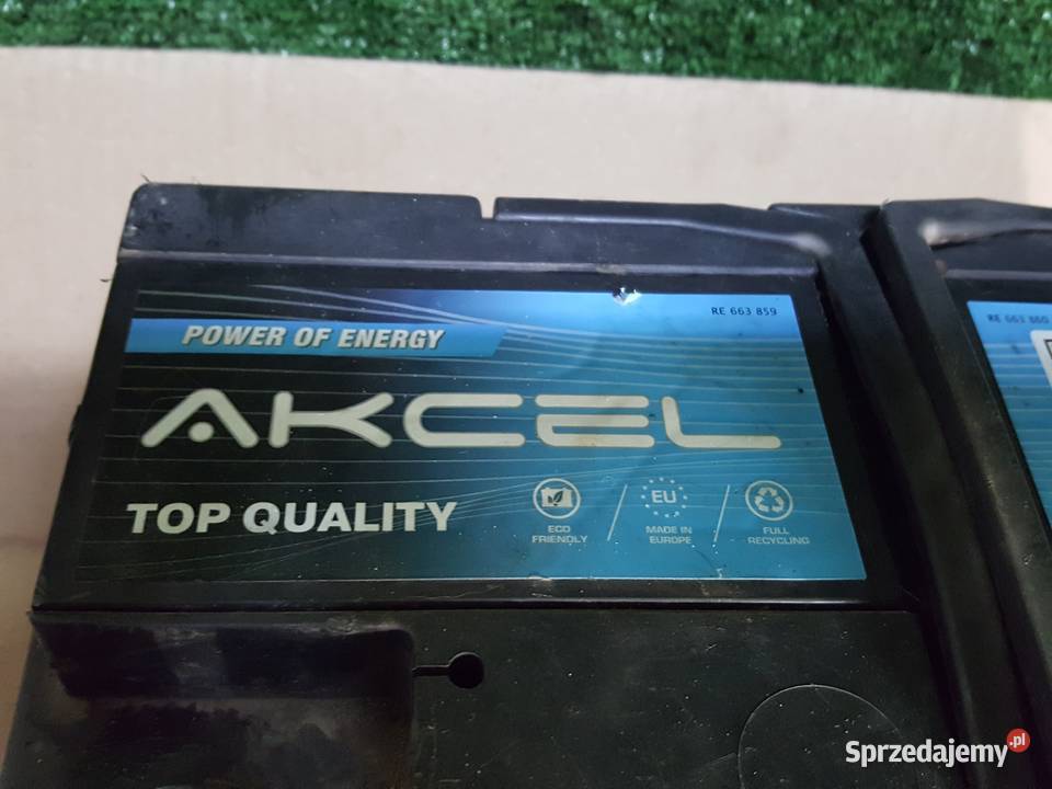 Akumulator Akcel 12V 72 Ah 680 A kujawsko-pomorskie Gniewkowo sprzedam