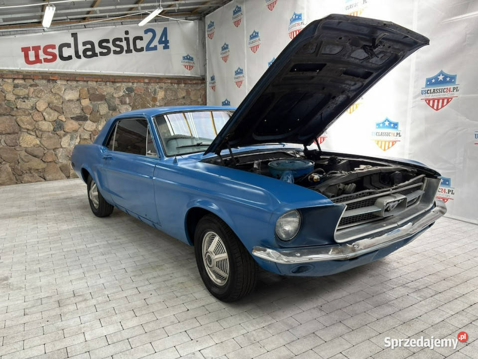 Ford Mustang Ford Mustang Coupe 1968 Pali i niebieski lubuskie Sulechów